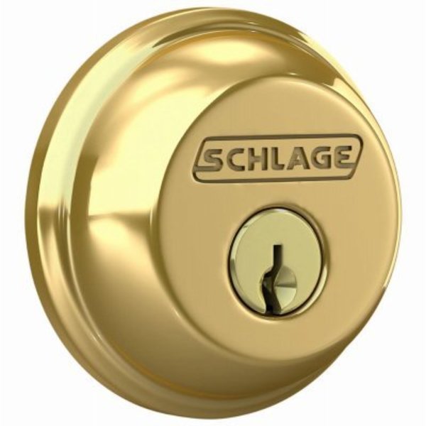 Schlage Lock BRS SGL Cyl Deadbolt B60N605